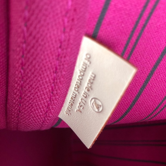 SOLD! Louis Vuitton Neverfull MM in Pivoine - Picture 5 of 7